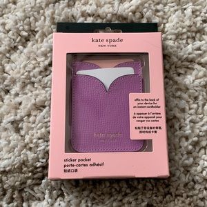 NWT Kate Spade Phone Sticker Pocket